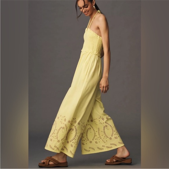 Anthropologie Yellow Jumpsuit - Picture 4 of 12